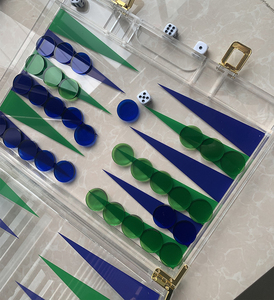 Bộ Trò Chơi Backgammon Acrylic Lucite Backgammon Du Lịch Tiện Dụng Bộ Trò Chơi Backgammon Acrylic Bán Sỉ Từ Nhà Máy - Product Image 3