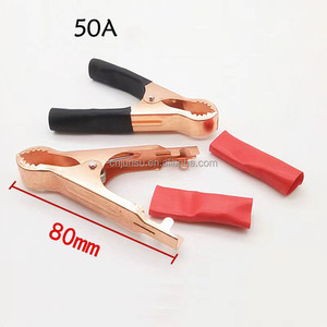 28 मिमी G98 मगरमच्छ इलेक्ट्रिक कार परीक्षण डिटेक्टर काले लाल रंग, मोटर वाहन स्वचालित बल्लेबाज धातु क्लिप - Product Image 3