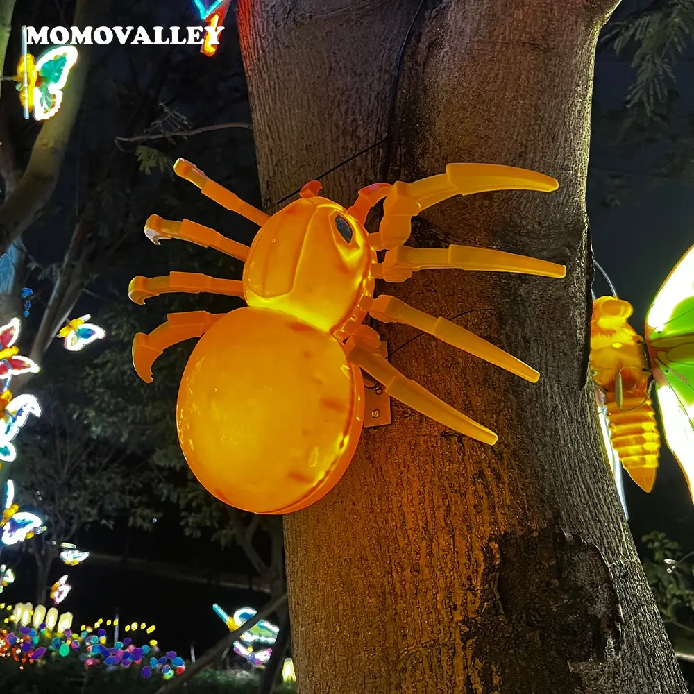 Momovalley LEDハロウィンスパイダー装飾照明ベストセラー新しい防水節約パッケージサイズ良い価格11W 12V