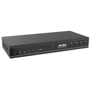 Conmutador multivisor HDMI 4X1 de 18Gbps, interruptor de salida 4 en 1, pantalla multivisor cuádruple 4x1