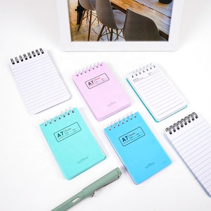 Pocket Size Notepad Customizable Personalized Kraft <strong>Paper</strong> Plastic Hardcover Soft Cover Planner Journal Spiral <strong>Notebook</strong> - Product Image 2