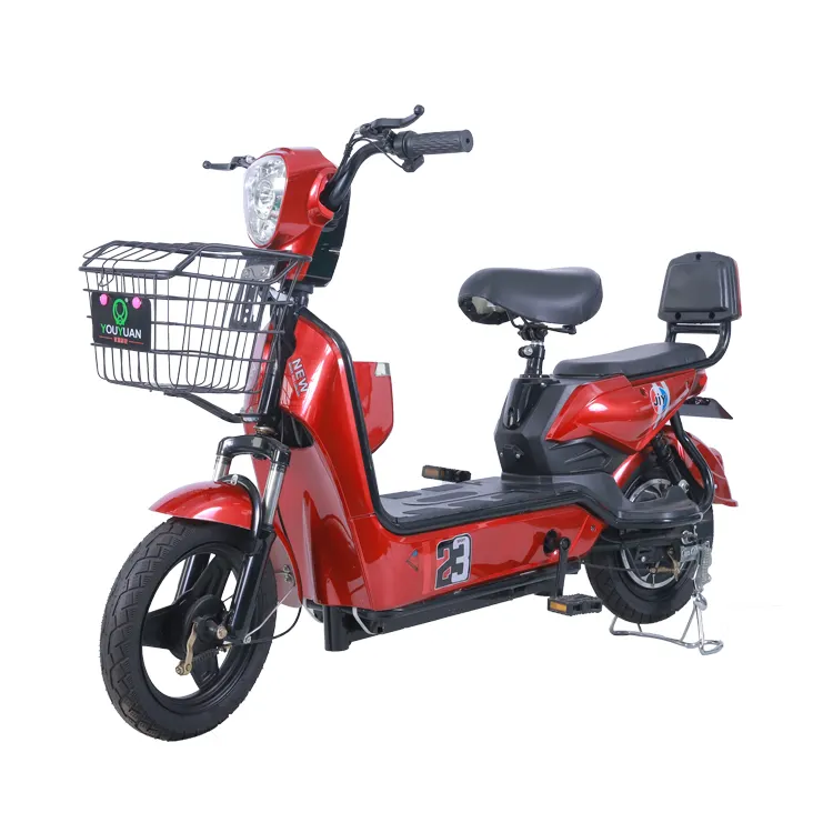 YOUYUAN cina più popolare a buon mercato elettrico City Bike adulti motore bicicletta elettrica con pedali a 2 posti bici elettrica 48v 250w