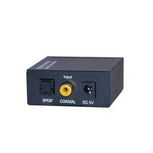 大型底盘光学SPDIF Toslink同轴模拟立体声L/R转换器，带光缆和PS4 Roku电源适配器 - Product Image 3