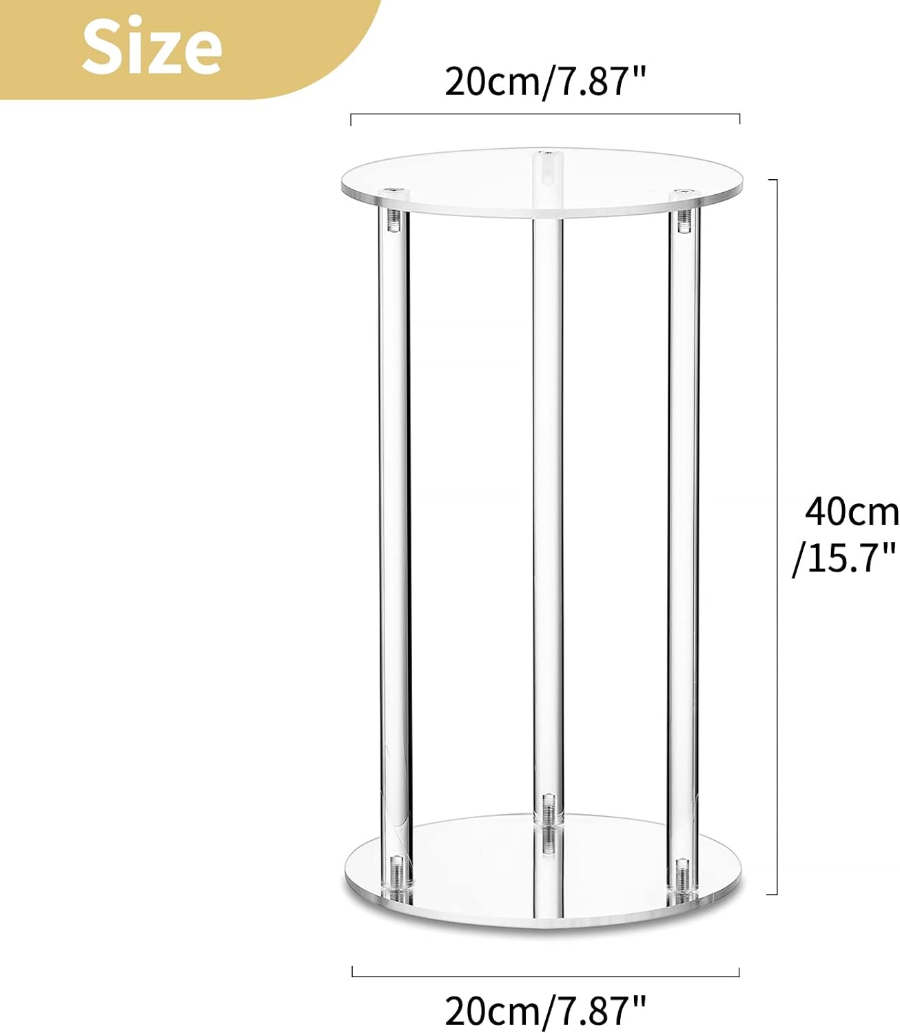 40cm2pcs rond