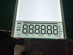 Display lcd segmento personalizzato Tn Htn Stn Fstn Va Character7 segmento Display digitale monocromatico per bilance elettroniche schermo - Product Image 2