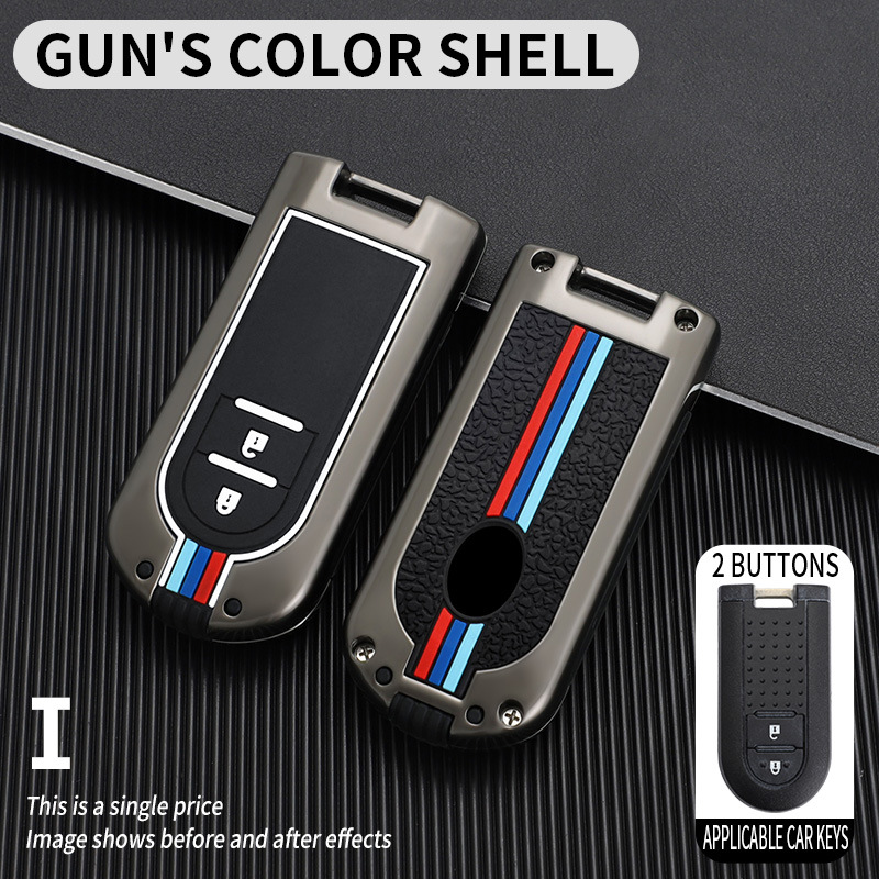 I 2 clés couleur pistolet coque unique