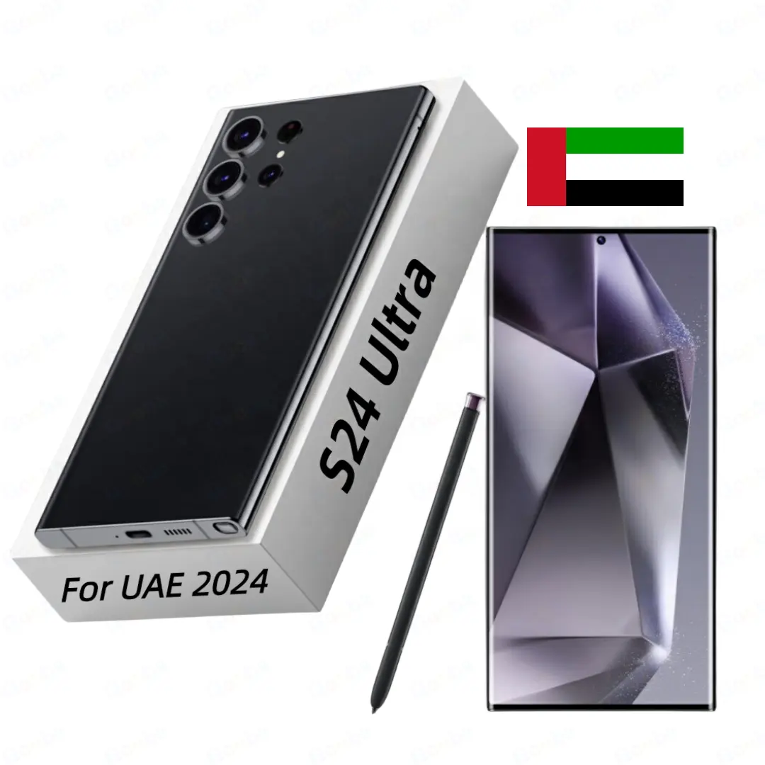 Envío rápido UAE Precio de fábrica Regalos de Año Nuevo 2024 Último S24 ultra Smartphone HD Cámara Pantalla grande Teléfono compatible con idioma árabe