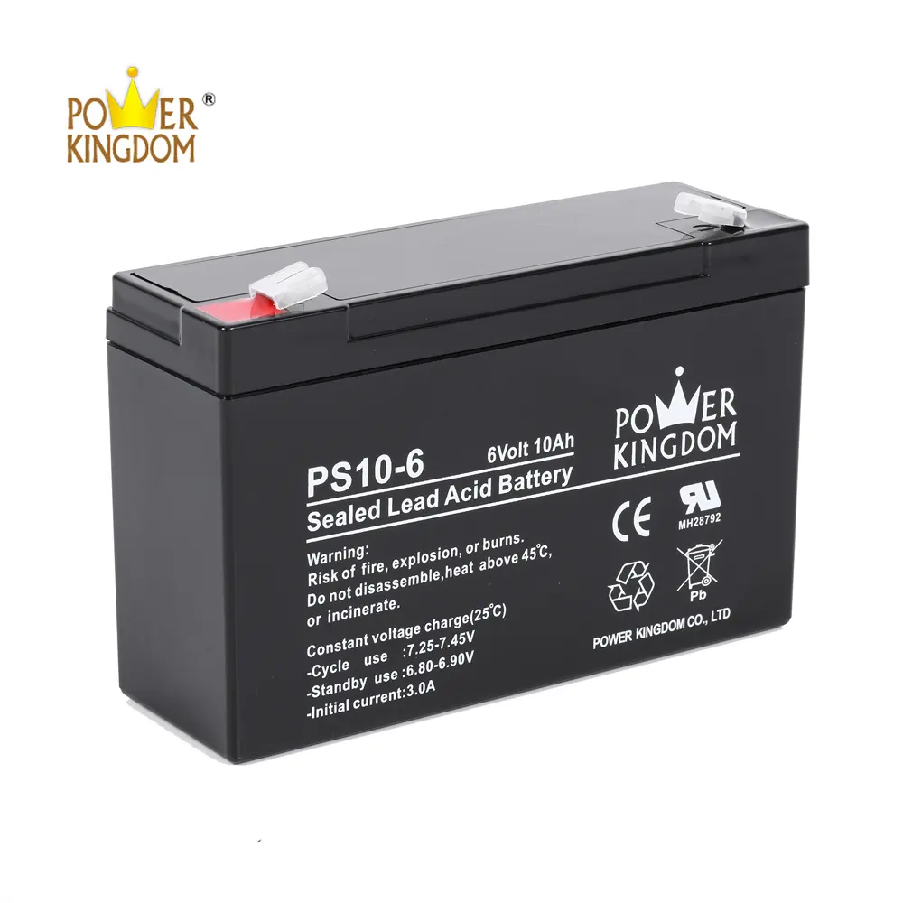 6V10Ah Lead Acid Battery Bateria Recarregável De 6 Volts