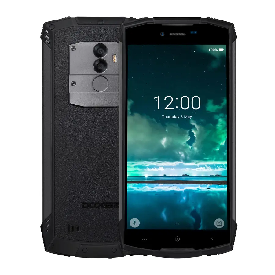DOOGEE — Smartphone S55, 4g, Android 5500, lte, IP68, double SIM, 4 go de RAM, 64 go de ROM, processeur MTK6750T octa-core, caméra 13 mp, écran 5.5 pouces, batterie 8.0 mAh, étanche
