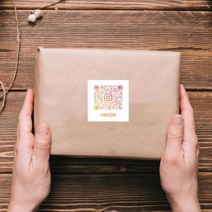 Wasserdichter Papier-QR-Code-Etiketten aufkleber Anpassbarer Barcode mit starker permanenter Haftung Industrial Craft <span class=keywords><strong>Use</strong></span> Supermarket