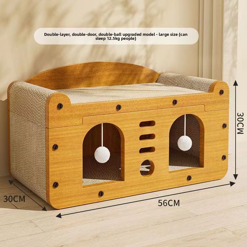 Double-door television set