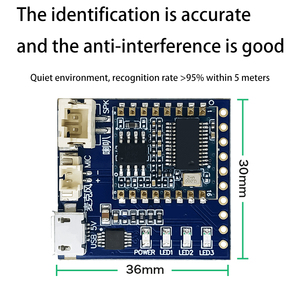 AI Intelligentes Sprach modul V20 Offline-Sprach schalters teuerung Spracherkennungs-Steuerungs entwicklungs karte V20 Suite-Modul - Product Image 5