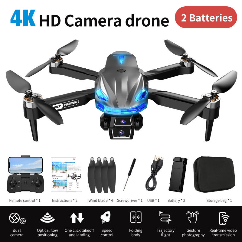 R2 4K Gray Batteries*2 Drone