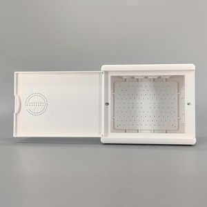 Hộ gia đình nhúng cài đặt nhựa Bìa Kim Loại Cơ sở hộp mạng đa phương tiện hộp thông tin - Product Image 3