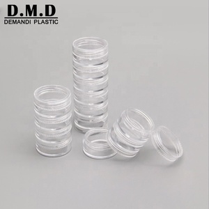 空の化粧品容器5グラム5ミリリットル10グラム10ミリリットル透明スタッカブルプラスチック瓶用 - Product Image 2