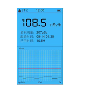Grado a prueba de polvo impermeable Instrumento de tasa de dosis gamma de nivel ambiental seguro preciso X con IP67 - Product Image 6
