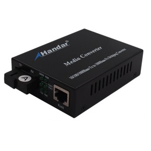 OEM Factory Gigabit SC 1 RJ45 ricetrasmettitore ottico 10/100/1000Mbps monomodale fibra ottica Media Converter IP TCP - Product Image 1