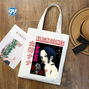 Nana osaki eco יפני קניות בד tote mougas אנימה פיצוץ יד ילדים ילדים תיקים שימוש יומיומי
