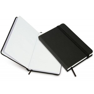 2025 taccuino personalizzato A5 con cinturino elastico supporto per penna in pelle stampato Logo diario blocco Note all'ingrosso con Logo personalizzato - Product Image 1