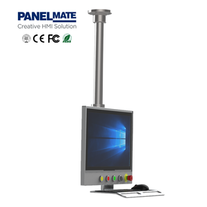 Panel frontal de 21,5 pulgadas IP65 Sistema de brazo de soporte Sin ventilador Industrial Todo en uno Computadoras Panel de control de pantalla táctil Pantalla de PC - Product Image 3