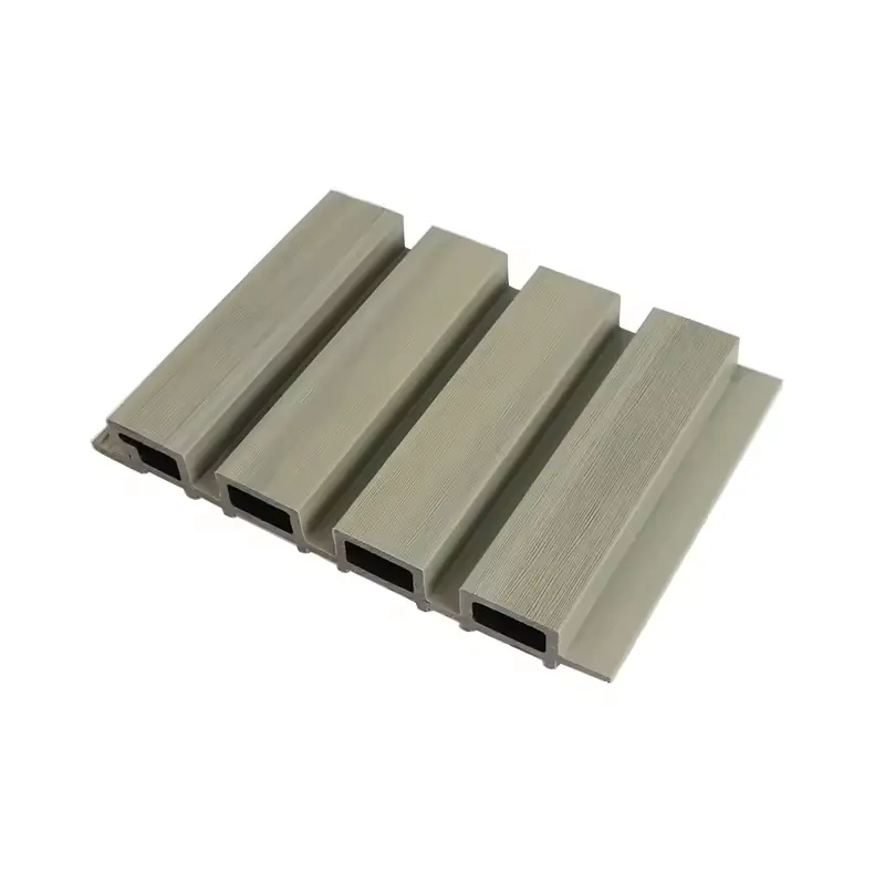 Tablero de plástico PVC listones de valla arbolada coextrusión paneles impermeables de alta calidad para revestimiento al aire libre revestimiento de pared Wpc