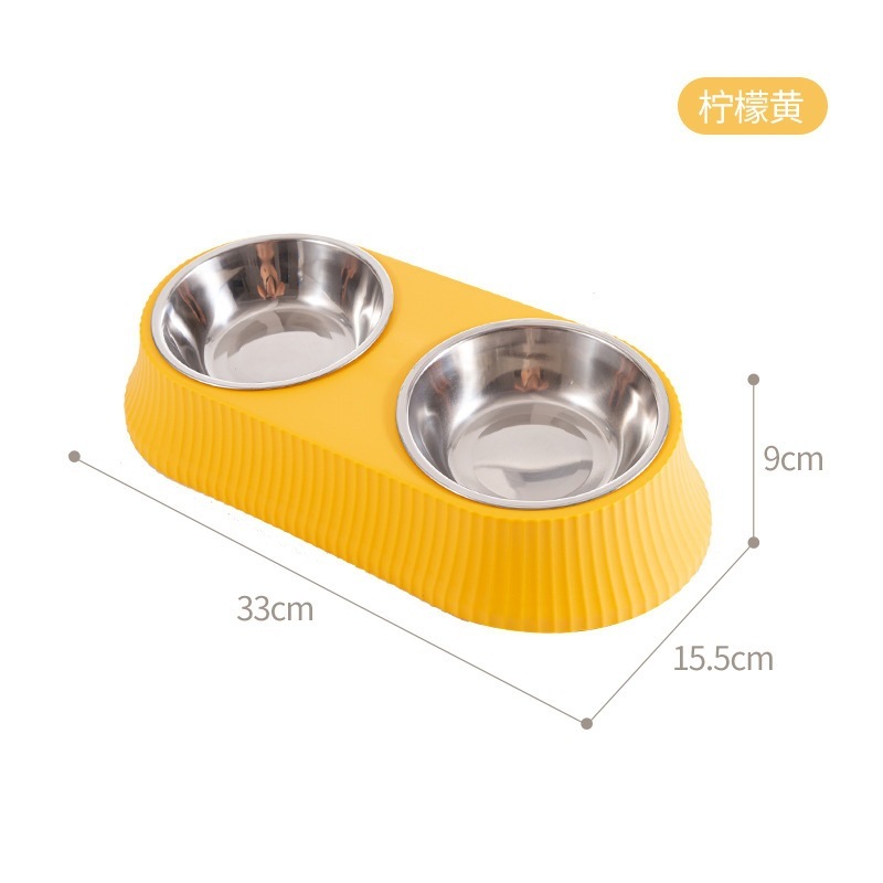 Colonnes romaines + vasques doubles en acier inoxydable