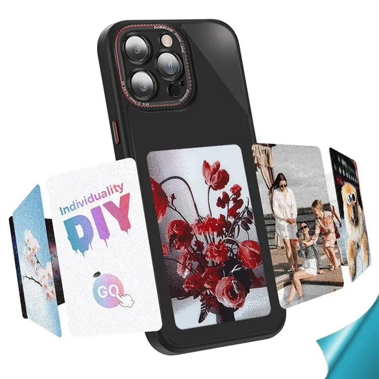 Per iPhone 13 Pro Max custodia personalizzata modello telefono Cover Display con proiezione a inchiostro