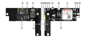 Waveshare Módulo 4G LTE CAT-4/ 3G / 2G / GNSS para Jetson Nano, Placa protectora de expansión 4G para Raspberry - Product Image 5