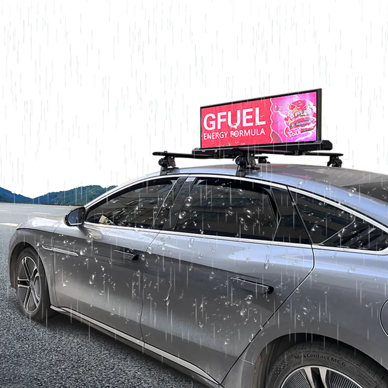 Программируемый светодиодный двухсторонний рекламный знак на крышу автомобиля P5 водонепроницаемый экран наружный светодиодный дисплей на крышу такси