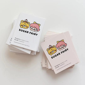 14 Pt Cardstock ไม่เคลือบผิวคราฟท์ที่กำหนดเองขอบคุณบัตรขอบคุณบันทึกแบนขอบคุณการพิมพ์บัตร - Product Image 3