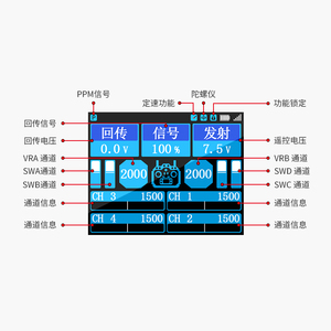 新しいHotRCホットRC HT-10A HT10A 2.4Ghz 10CHリモートコントロールF-10A F10AレシーバーRC航空機車両用飛行機ドローンモデル玩具部品 - Product Image 5