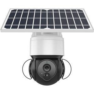 SECTEC 4G Reflector DE SEGURIDAD Cámara sin cables Cámara exterior PTZ LED Malla inteligente Sensor de movimiento Luz de jardín 4G Cámara solar PTZ - Product Image 2