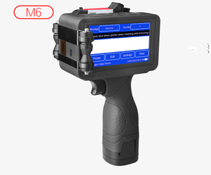 Amark digitale tragbare Hochgeschwindigkeits-Tinten strahl druckmaschine mit Förderkarton-Lackier zeichen Datum QR Industrieller Datums codierer - Product Image 1
