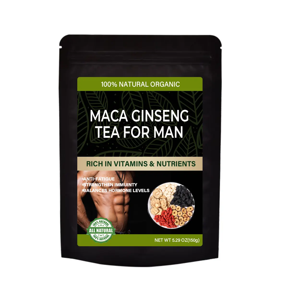 شاي للرجال للكلى والكبد تطهير غوجي التوت ماكا الطاقة منشط الشاي رجل وامرأة الحب الشاي