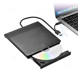 光盘刻录机光盘驱动器USB外部DVD rw播放器读卡器驱动器兼容桌面视窗、Linux和苹果 - Product Image 1