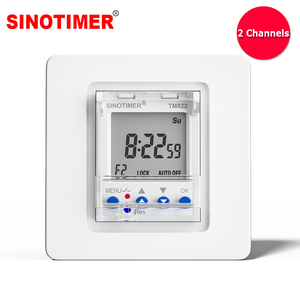 Due gruppi di uscita controllo separato 7 giorni settimanale programmabile 2 canali Timer interruttore tempo Min. - Product Image 1