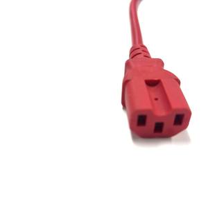 Red Switch Connection Cable C13 to C14 Power Extension Cable Male Female 3 Core AC Power Cord for <strong>Computer</strong> - Product Image 4