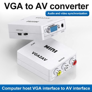 Cantell Mini VGA 2AV convertidor de vídeo adaptador VGA a AV RCA convertidor - Product Image 3