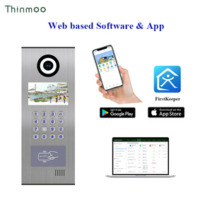 Thinmoo 4.3 Inch Video <strong>Intercom</strong> <strong>System</strong> with Multi-apartment Video Door Phone <strong>Access</strong> Control Video <strong>Intercom</strong> for Apartment