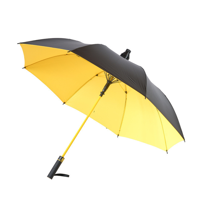 8-rib double-layer waterproof cover - bright yellow