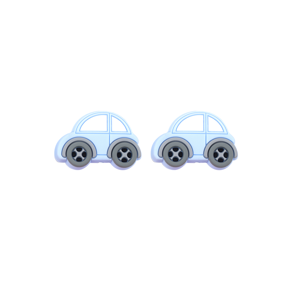 Car Focal bead Pastel Blue SA39