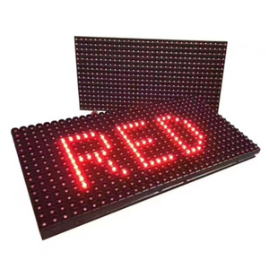Single Color <strong>Running</strong> Text Scrolling Sign Panel P10 Outdoor DIP Red <strong>LED</strong> <strong>Display</strong> Module - Product Image 1