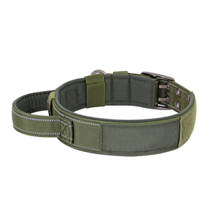 Collier de chien tactique en Nylon robuste Martingale collier de chien d'extérieur réglable avec poignée rembourrée douce convient aux grands chiens - Product Image 2