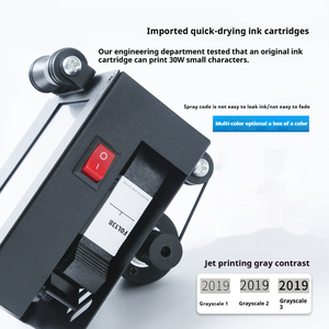Impresora portátil de inyección de tinta, máquina codificadora de secado rápido con capacidad de impresión por chorro, impresora portátil para tintas de secado - Product Image 3