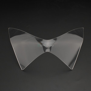 DANCARO Motorcycle Headlight Cover Acrylic Decorative Light Cover Protector for <strong>KAWASAKI</strong> Z250 <strong>Z300</strong> Z800 - Product Image 5