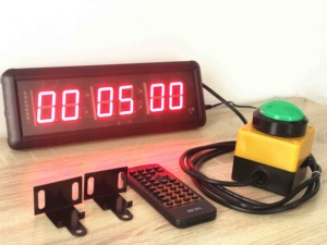 Mini 10cm LED conto alla rovescia cronometro digitale telecomando Reset Zero per la scuola Rush rispondere gioco di concorrenza industriale - Product Image 6