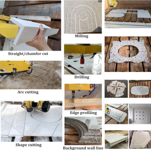 4+1 Bridge Cutting <strong>Machine</strong> Head 360° Rotation Four-sided <strong>Chamfering</strong> Inclined Block <strong>Marble</strong> Sone Dekton Slab Stone Cutting <strong>Machine</strong>