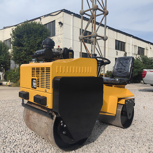 Long780 kg uygun maliyetli sürüş-sıkıştırma için koltuklu küçük Mini yol silindiri - Product Image 6