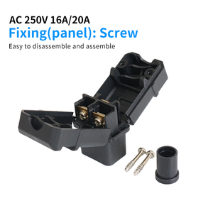 อุตสาหกรรม LZ-19-T2 320 V IEC ซ็อกเก็ตอะแดปเตอร์ซ็อกเก็ตอะแดปเตอร์ปลั๊กไฟรุ่น LANZMFG C19 IEC C20 16A ซ็อกเก็ตหญิง250ปลั๊กตัวผู้ - Product Image 4