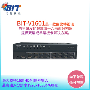 Bitvisus <strong>HDMI</strong> Security Conference Monitoring Solution 16 -in- 1 Out 4K60 Multiple Views Multi-Viewer Screen Switch <strong>Adapter</strong> - Product Image 4